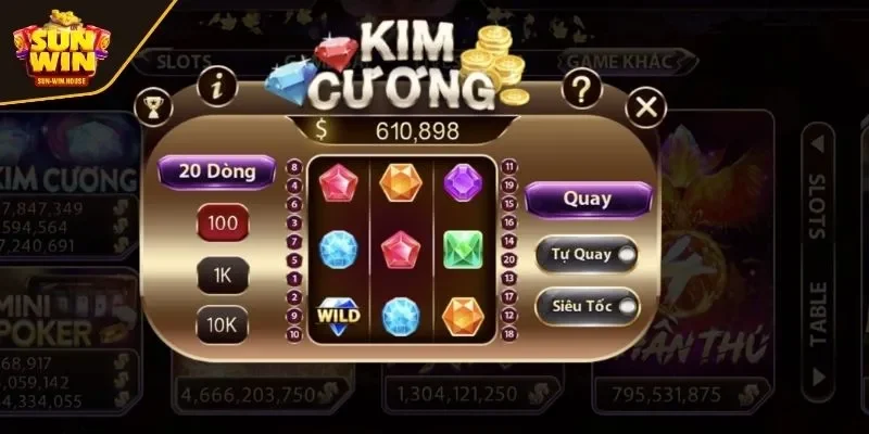 Khám phá slot game nổ hũ kim cương uy tín, độc đáo